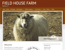 Tablet Screenshot of fieldhousefarm.net